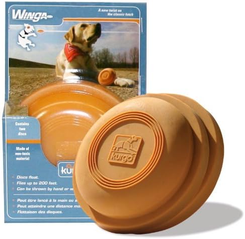 דיסקים נוספים של Kurgo עבור צעצוע כלבים של Winga Through | צעצועי זורק דיסק מעופפים לכלבים | FRISBEE משחקי משחקי חיות